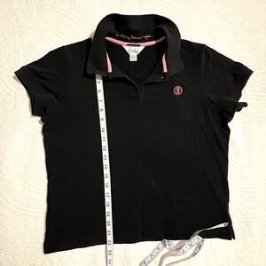 Lilly White Label Vintage Polo - Black size Large